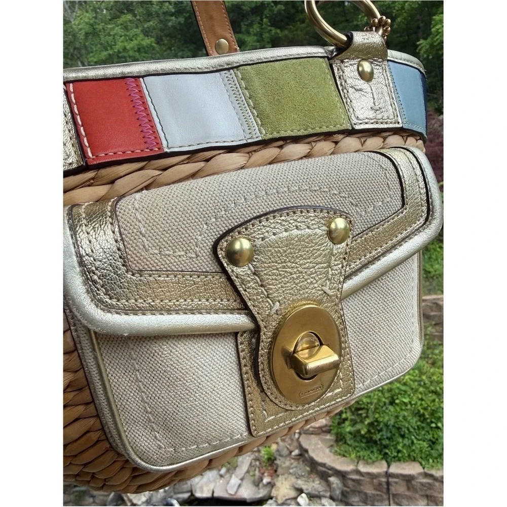 Coach vintage woven